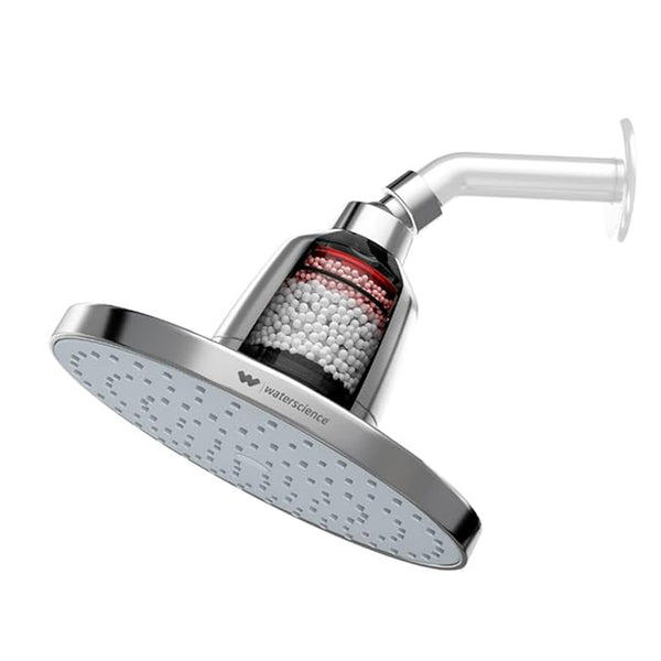 Rain Shower Filter for Hard Water CLEO-SFR-923 - 8 inches Disc Chrome | With Shower Arm