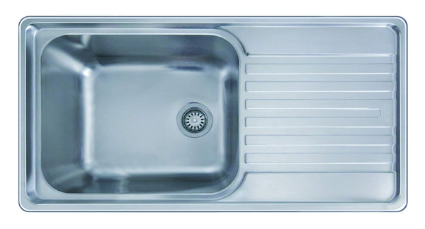 Franke Stainless Steel Sink SINGLE BOWL WITH DRAINBOARD RSX 611-91 (31" x18")